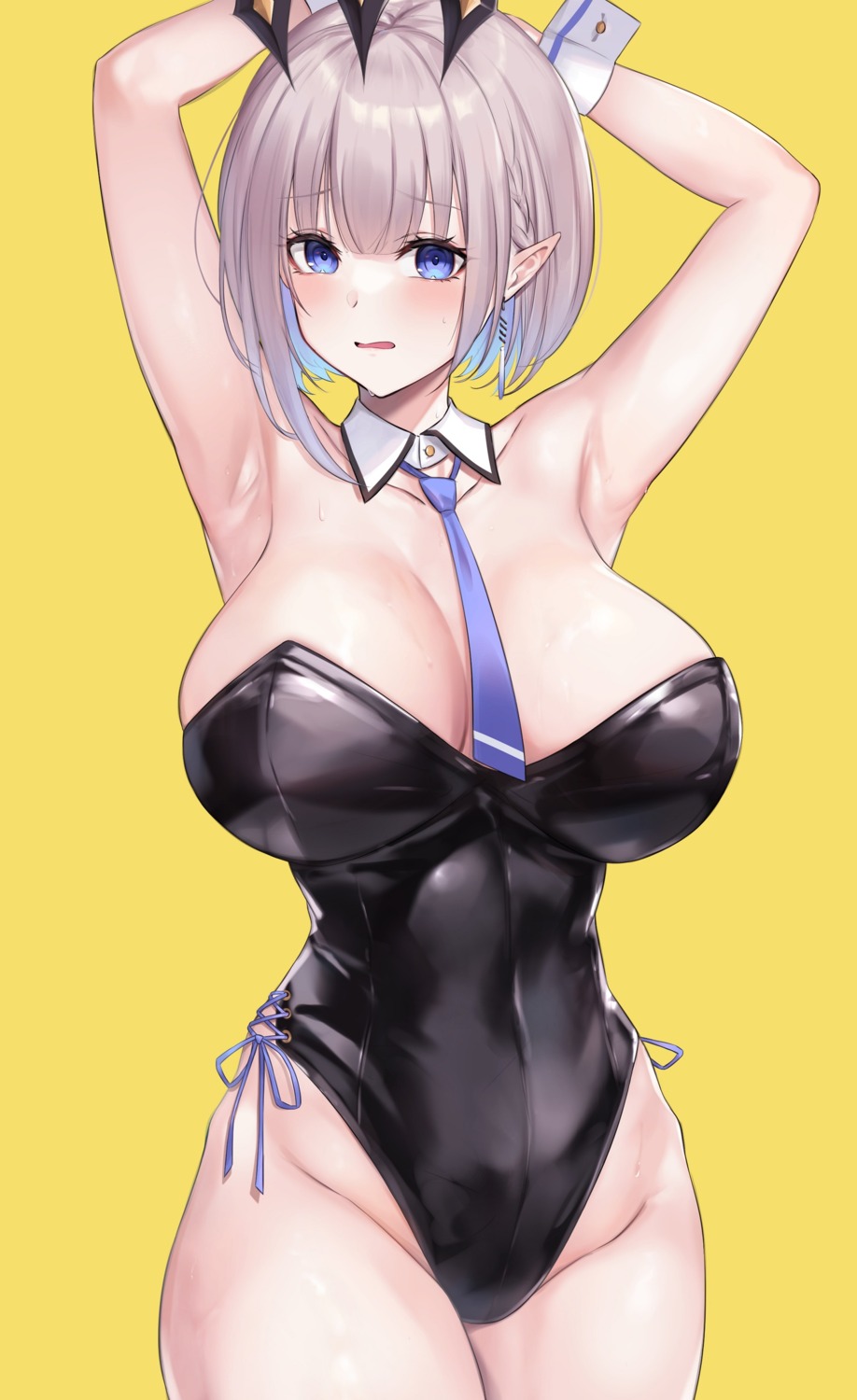 leotard no_bra pointy_ears sateridas