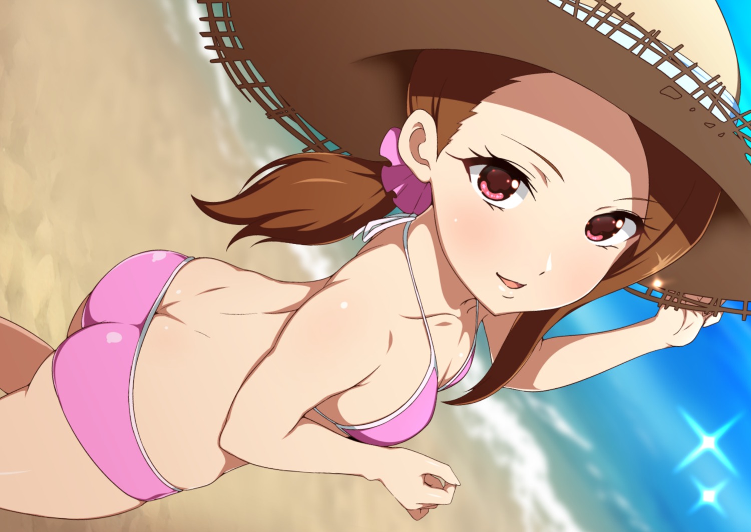 ass bikini jabara_tornado minase_iori swimsuits the_idolm@ster