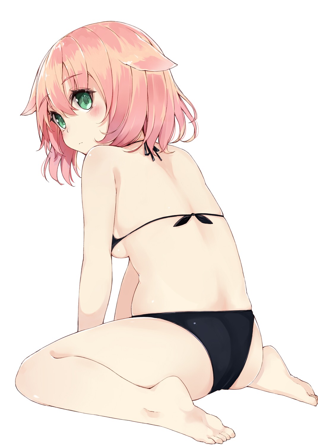 ass bikini kou_mashiro swimsuits