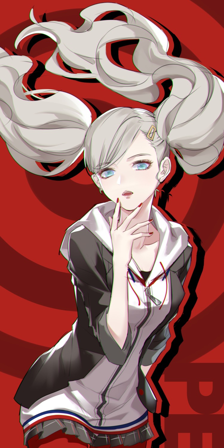 ajio_(pixiv7718798) pantyhose persona_5 takamaki_anne