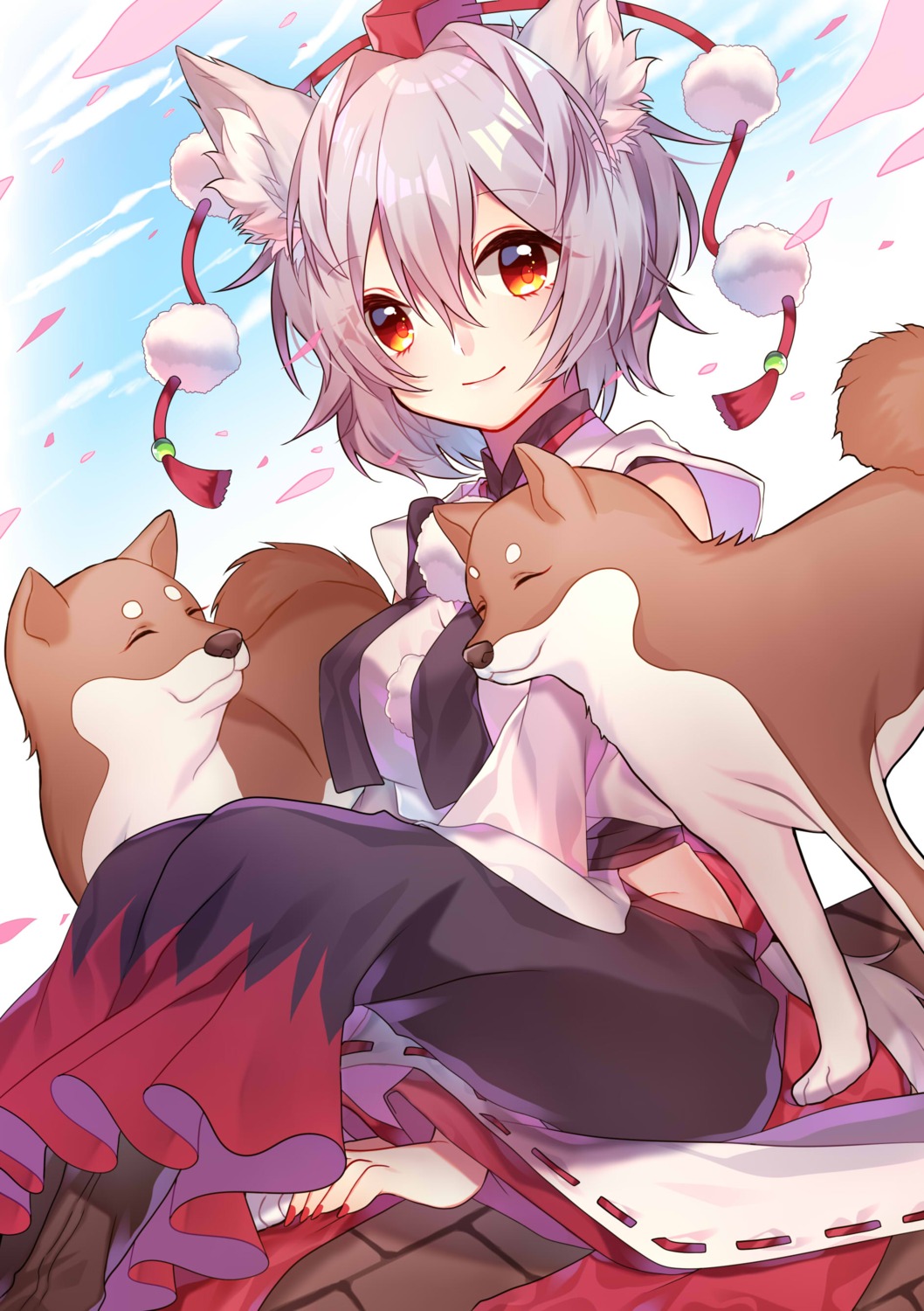 animal_ears inubashiri_momiji renka_(sutegoma25) tail touhou