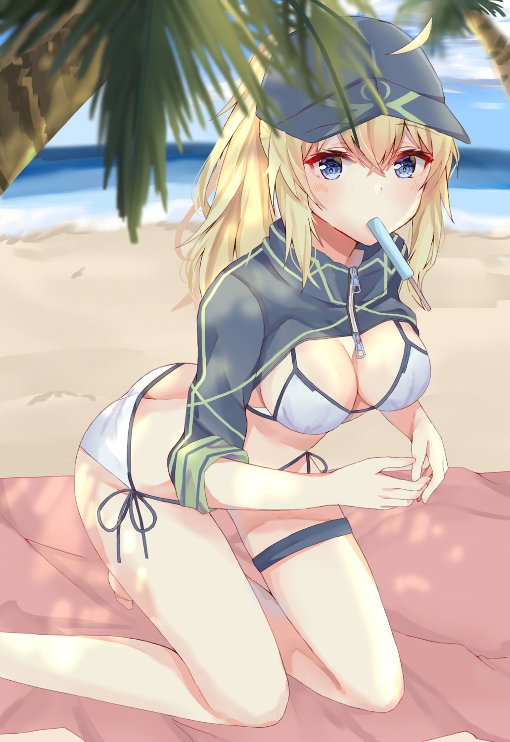 bikini fate/grand_order garter heroine_xx naga_taco swimsuits