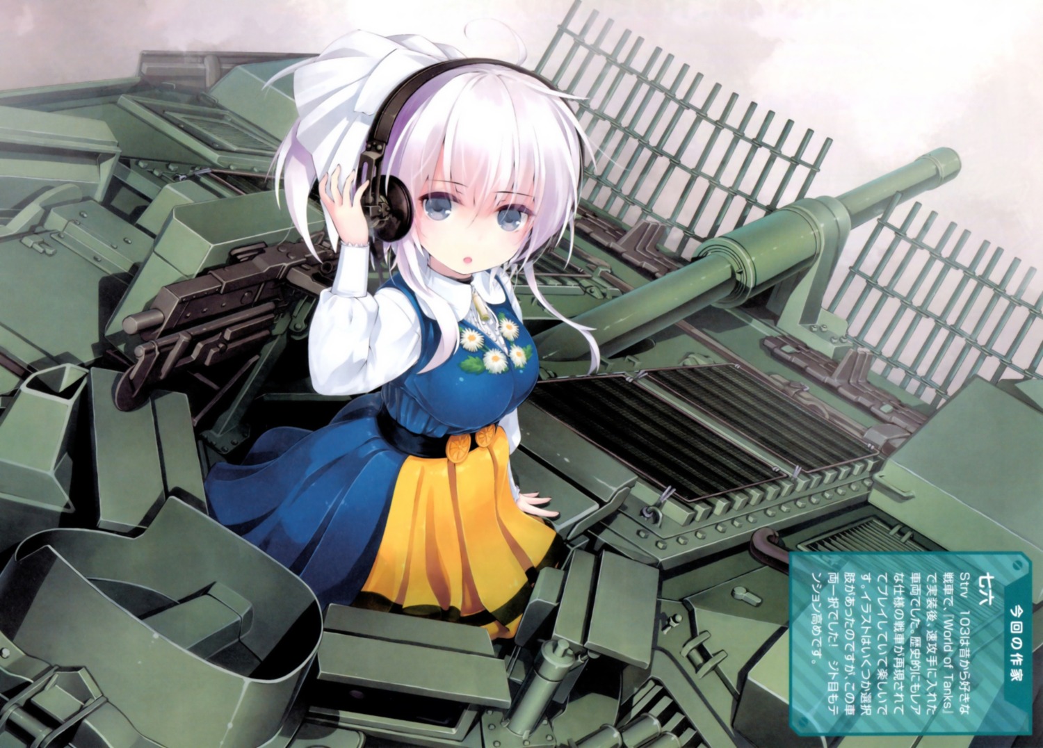 cropped dress headphones nanaroku world_of_tanks
