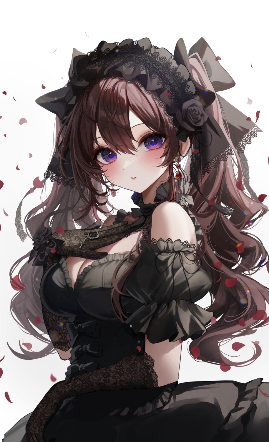 cleavage gothic_lolita ichinose_shiki kudou_eru lolita_fashion the_idolm@ster the_idolm@ster_cinderella_girls