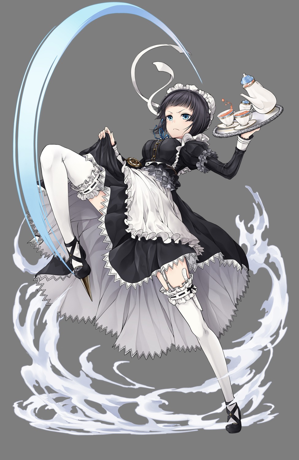 heels josé_rosebud maid princess_principal stockings tagme thighhighs transparent_png weapon