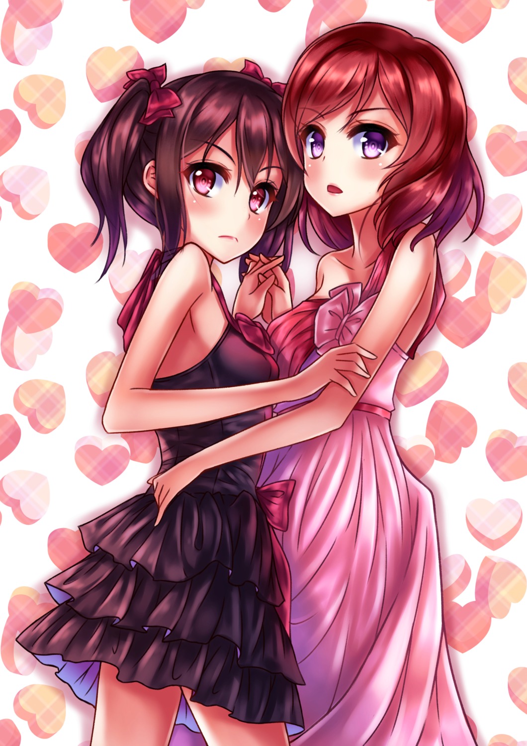 dress jin_(gold) love_live! nishikino_maki yazawa_nico