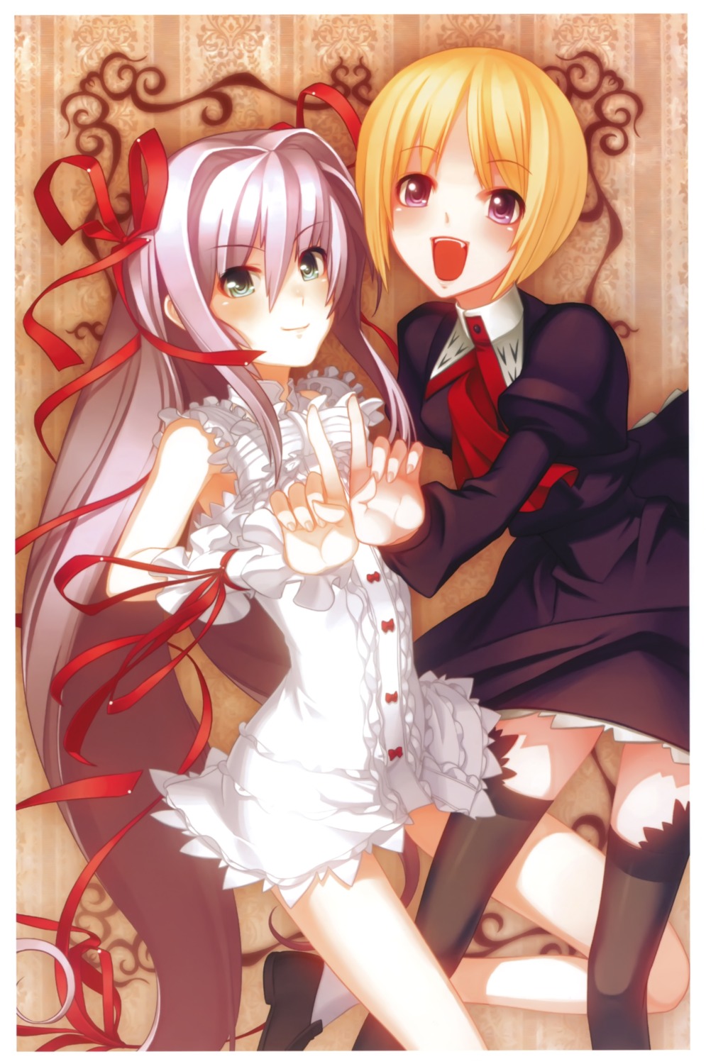 al_azif chuuou_higashiguchi crossover demonbane dress kyuuketsu_senki_vjedogonia lolita_fashion moura nitroplus thighhighs