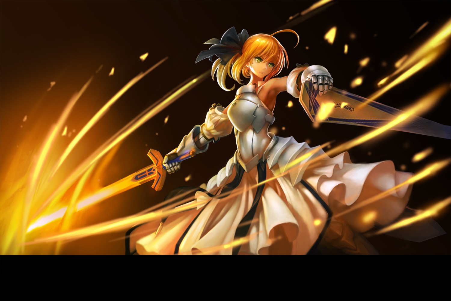 armor dress fate/stay_night fate/zero saber saber_lily sword zhuore_zhi_hen