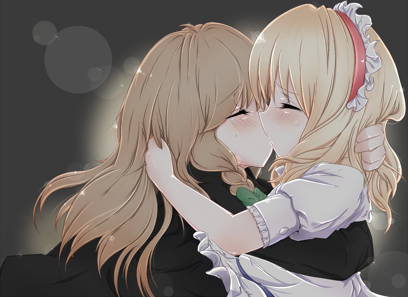 alice_margatroid gumiaruyo kirisame_marisa touhou yuri