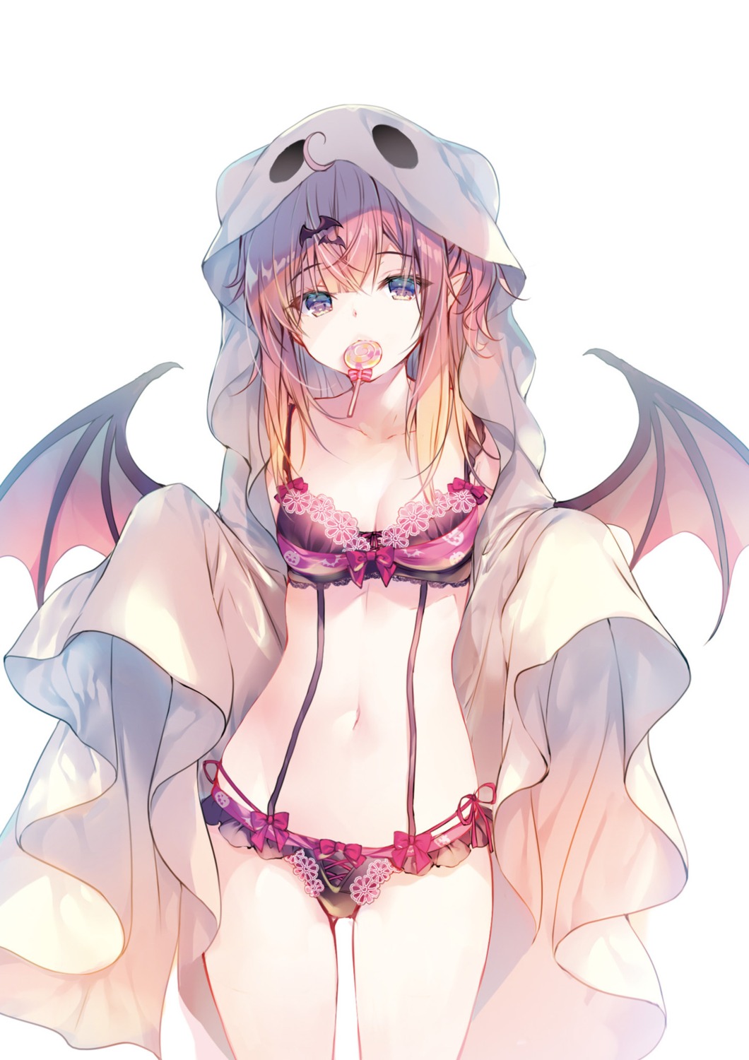 bra lingerie miwabe_sakura pantsu wings