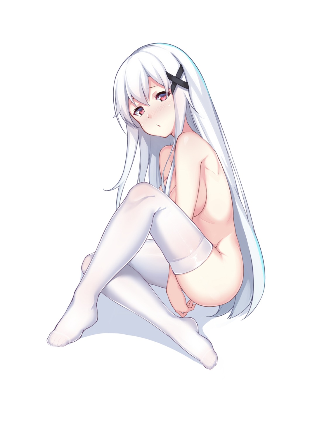 huan_(hao7551789) naked thighhighs