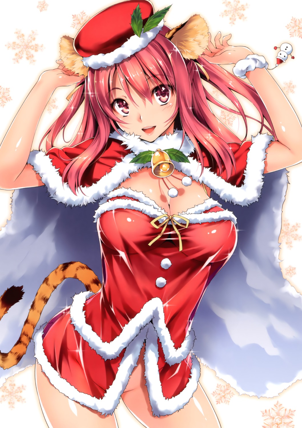 animal_ears christmas cleavage kikurage nopan tail toranoana