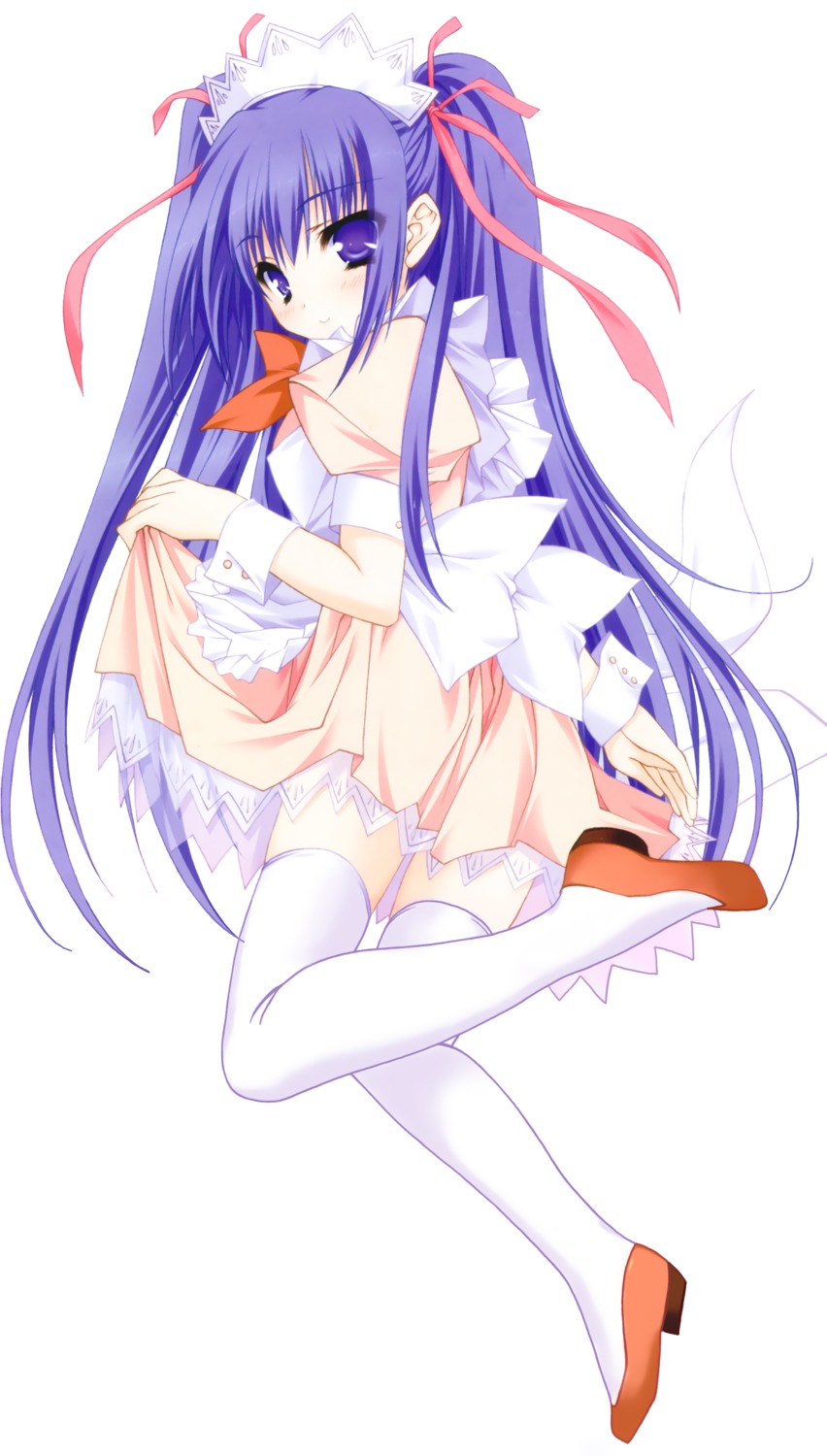 dreamparty moekibara_fumitake photoshop thighhighs waitress