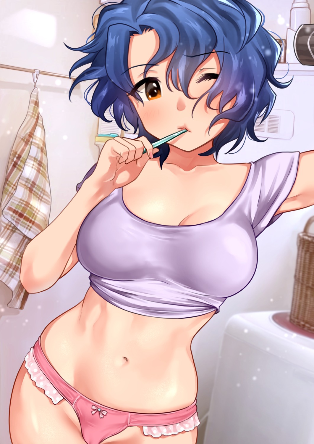 cameltoe hanamasa_ono pantsu the_idolm@ster the_idolm@ster_million_live! toyokawa_fuuka