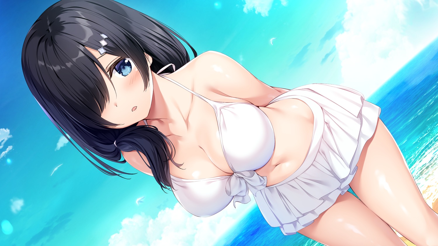 aibeya_2 azarashi_soft bikini cleavage game_cg misora_saku oryou swimsuits
