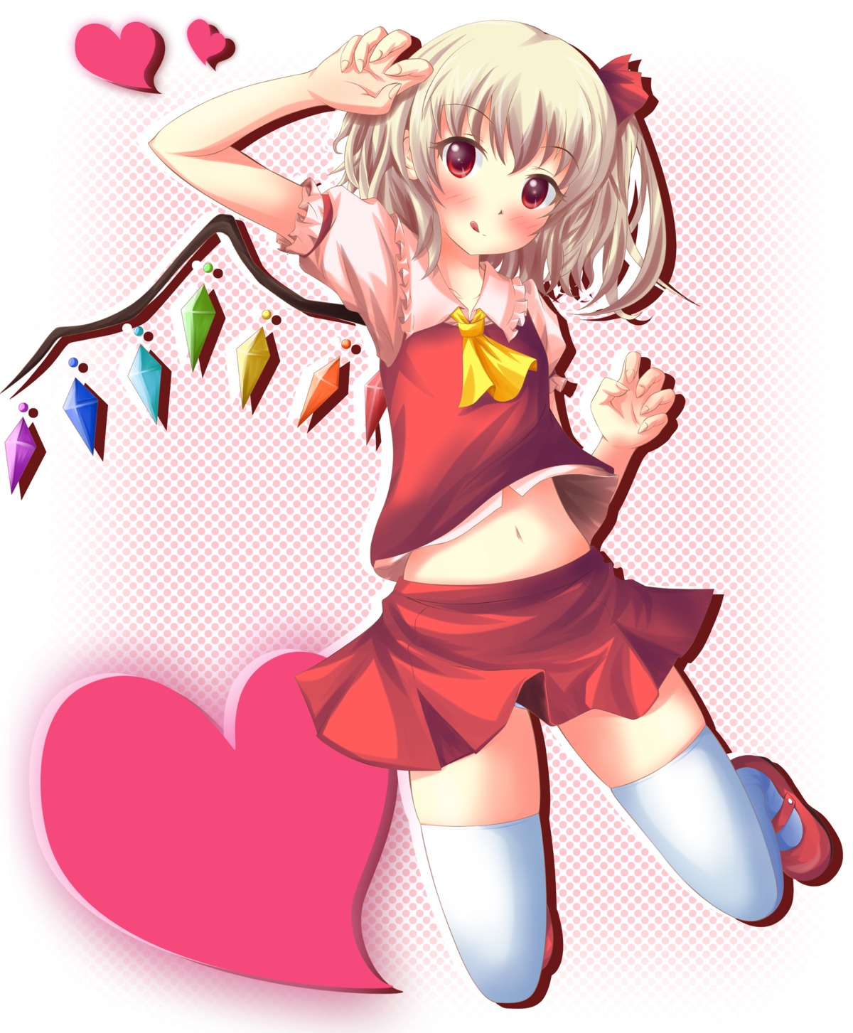 flandre_scarlet loli neats thighhighs touhou wings