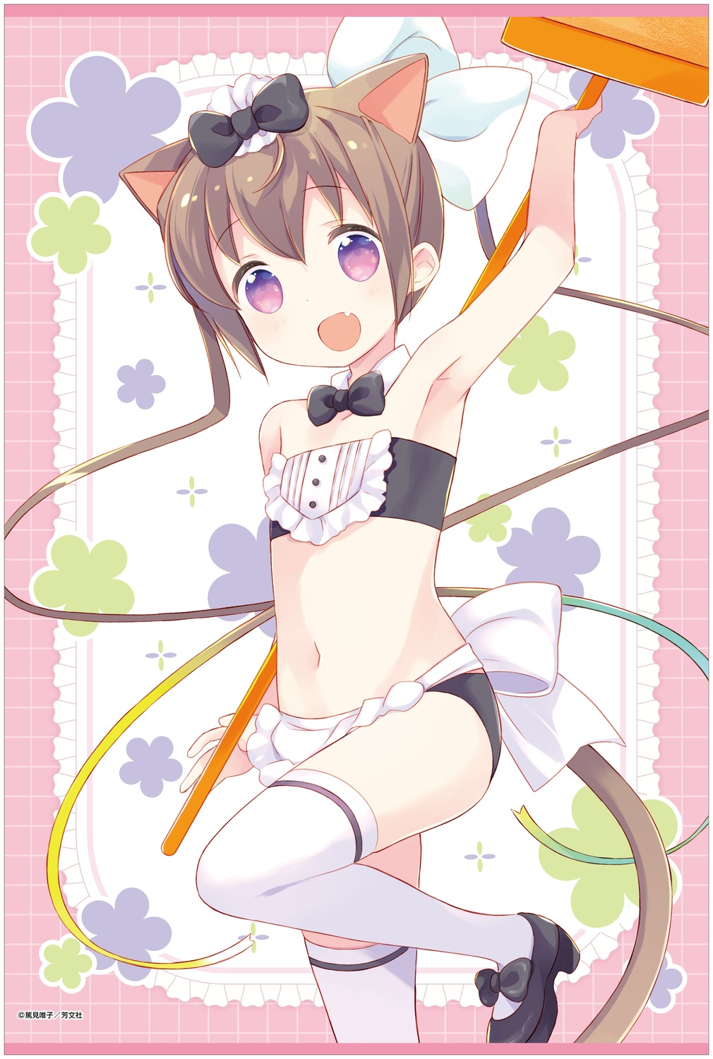 animal_ears heels loli maid momochi_tamate nekomimi no_bra pantsu slow_start tagme tail thighhighs