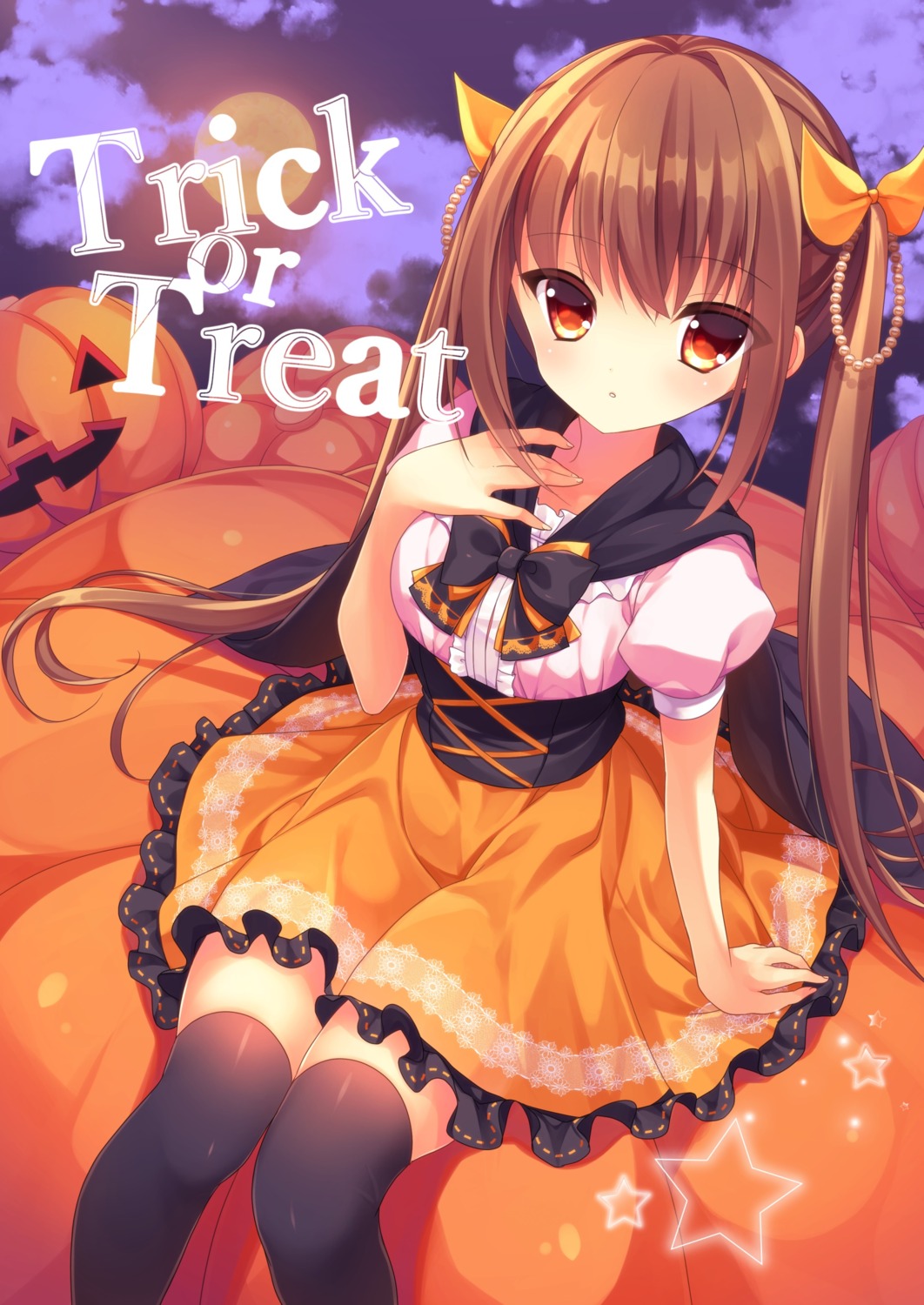 dress halloween thighhighs totsuka