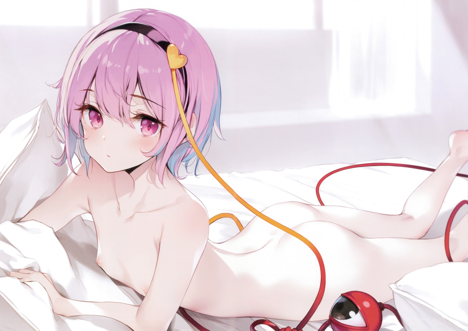 ass gekidoku_shoujo ke-ta komeiji_satori loli naked nipples touhou