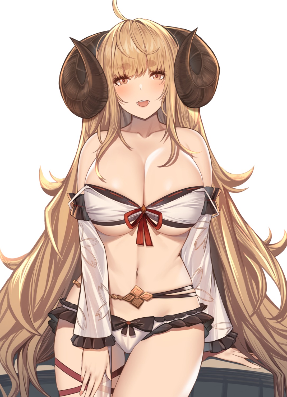 anila_(granblue_fantasy) bikini granblue_fantasy horns siu_(siu0207) swimsuits