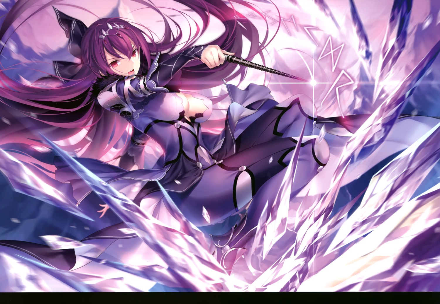 fate/grand_order kousaki_rui scathach_skadi