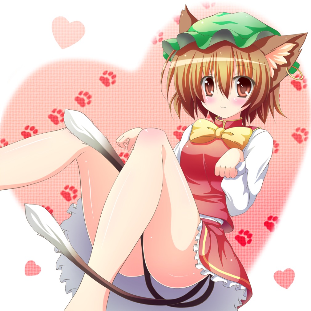 animal_ears chen shin_osada tail touhou