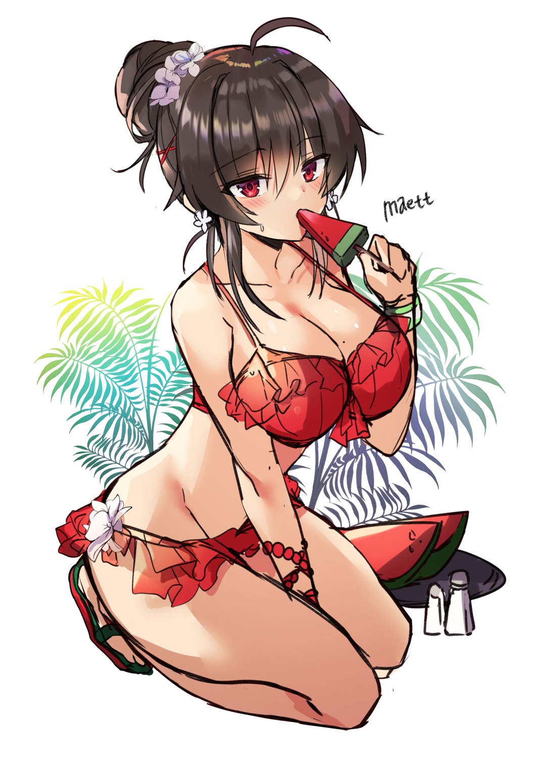 bikini cleavage maett soul_worker swimsuits