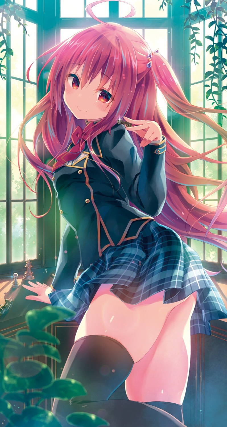 ass konomi liar_liar saionji_sarasa seifuku thighhighs