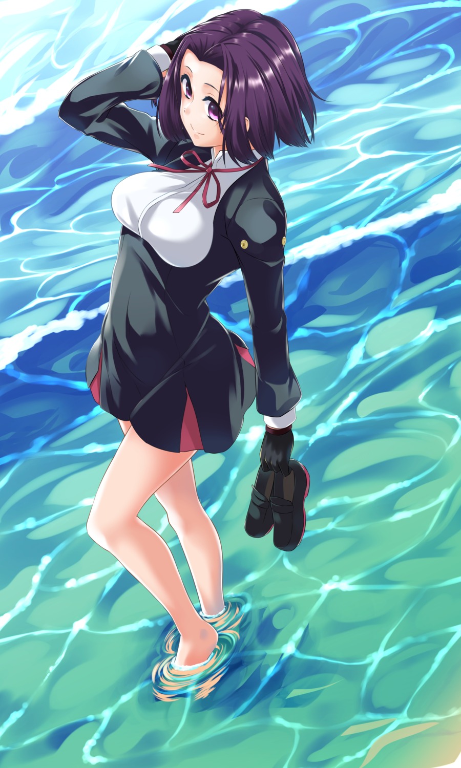 feet kantai_collection loco_65_o1o1 seifuku tatsuta_(kancolle) wet