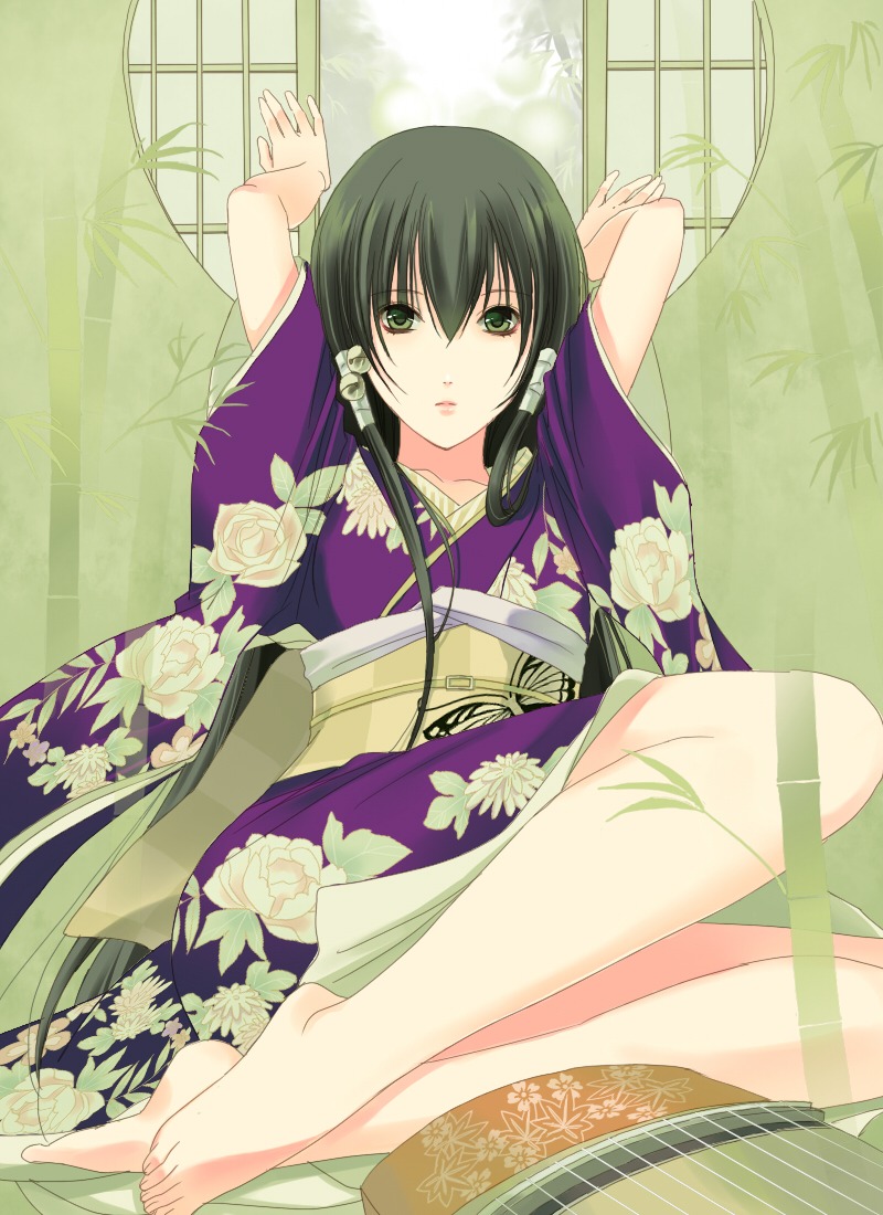 fuuchouin_kazuki get_backers kimono papillon10 trap