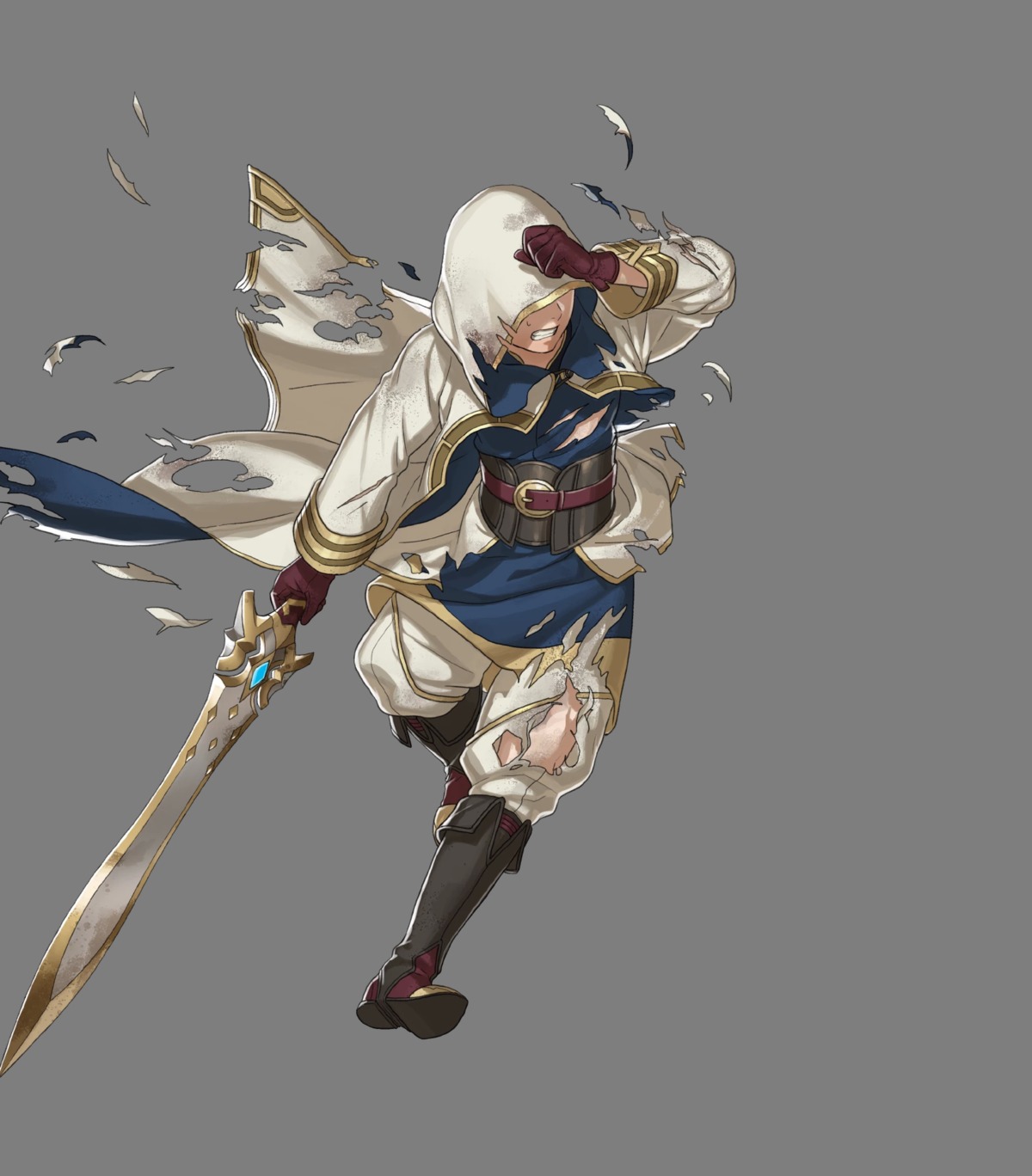 fire_emblem fire_emblem_heroes heels kiran_(fire_emblem) nintendo sword tagme torn_clothes transparent_png