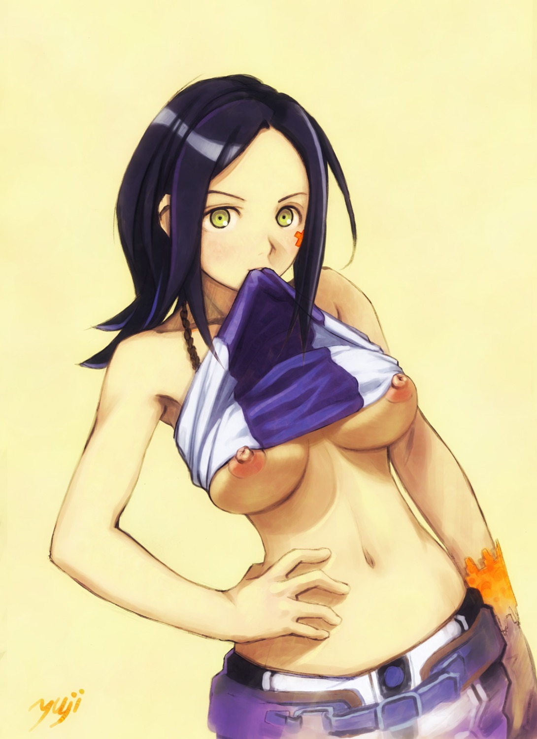 eureka_seven nipple_slip nipples no_bra shirt_lift talho_yuuki underboob yuuji