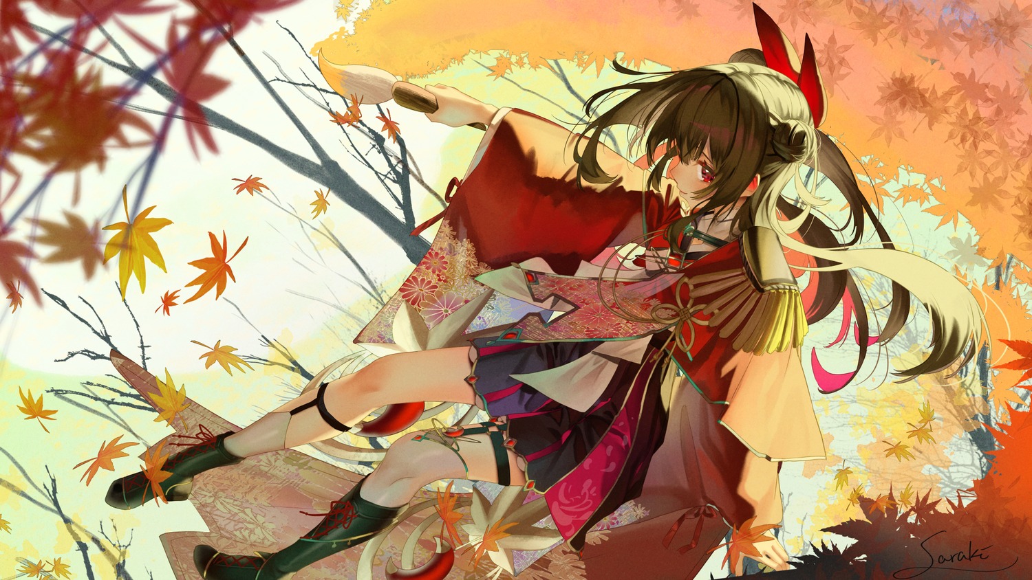 asian_clothes garter saraki stockings thighhighs wallpaper