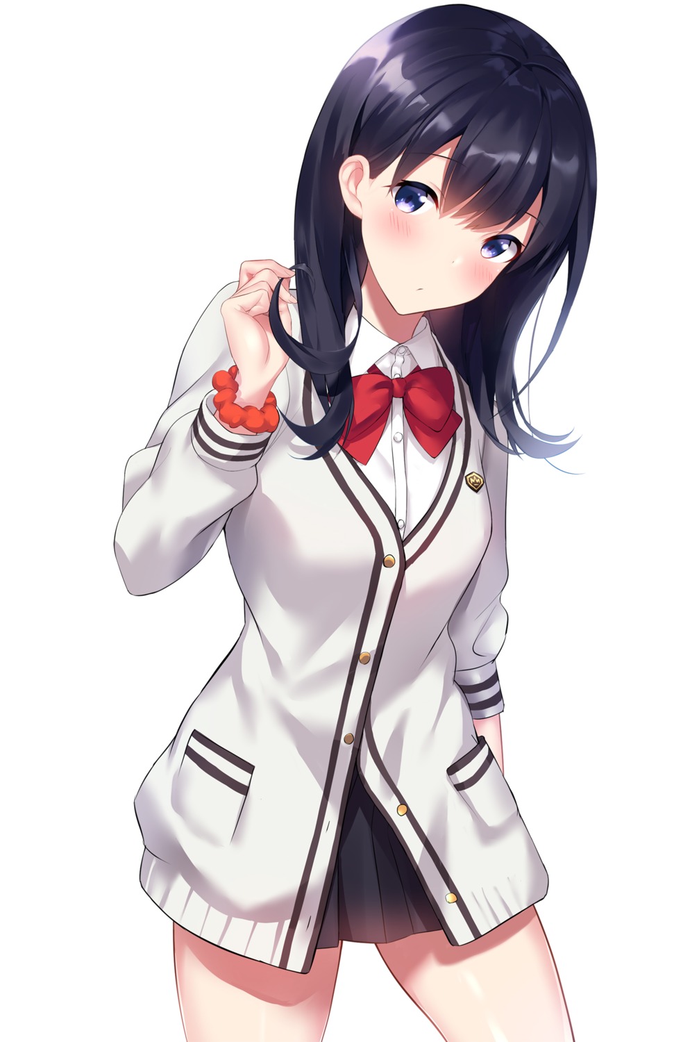 cocona_(coconacafe) seifuku ssss.gridman sweater takarada_rikka