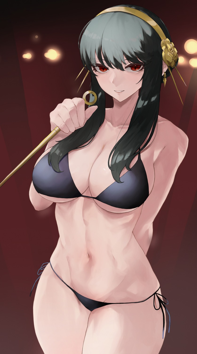 bikini kataku_musou spy_x_family swimsuits weapon yor_briar