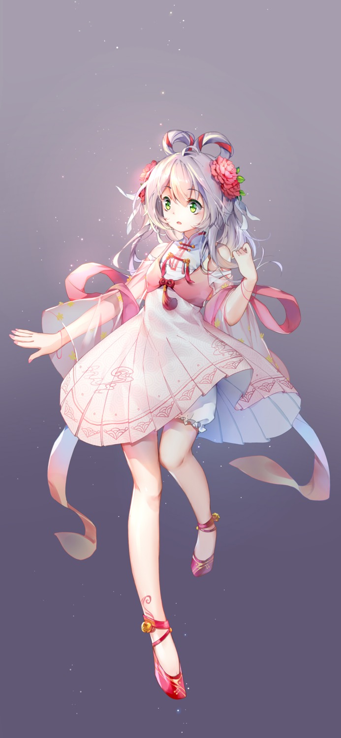 asian_clothes bloomers luo_tianyi rokusai vocaloid