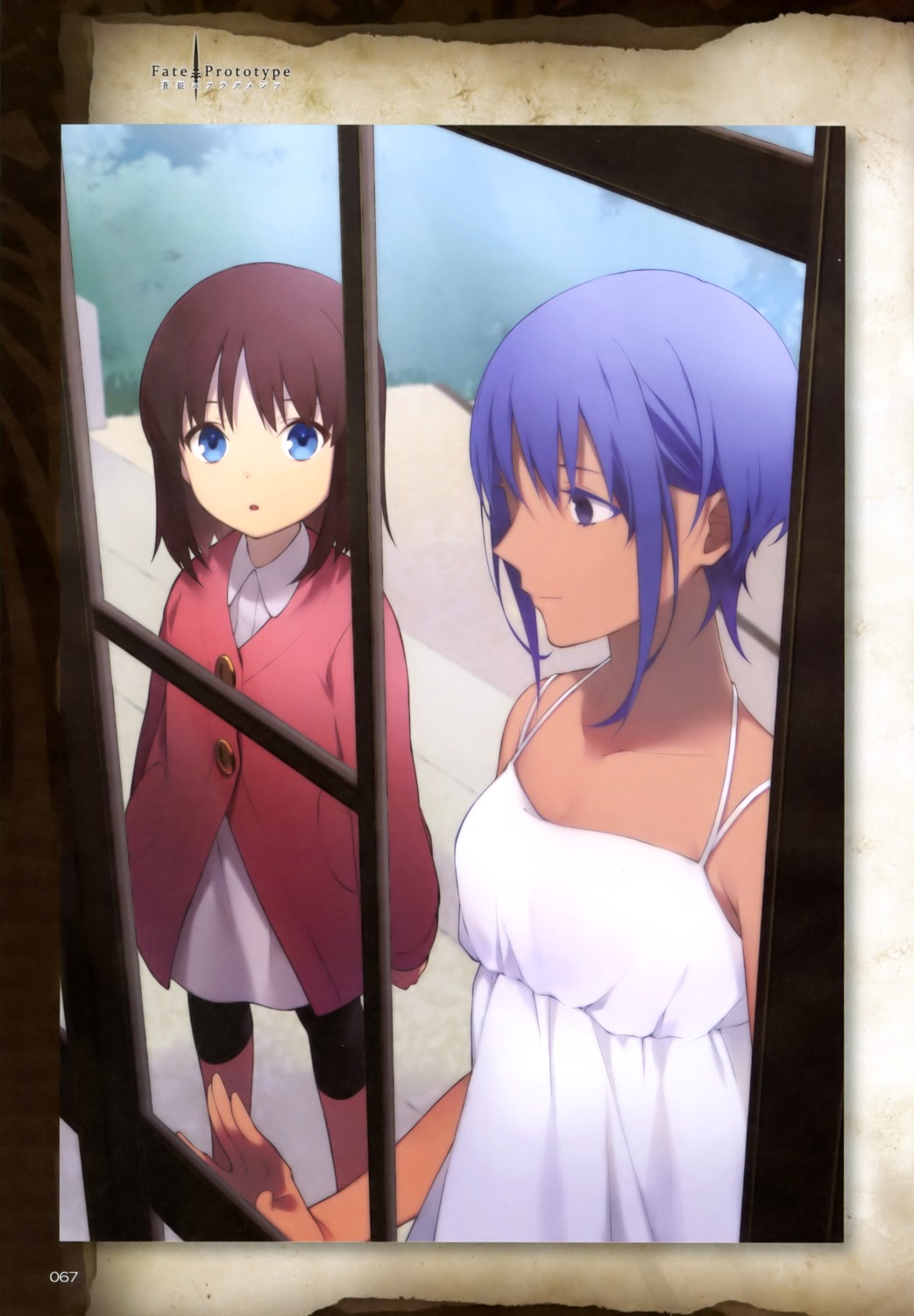 bike_shorts dress fate/prototype fate/prototype:_fragments_of_blue_and_silver fate/stay_night hassan_of_serenity_(fate) nakahara summer_dress type-moon