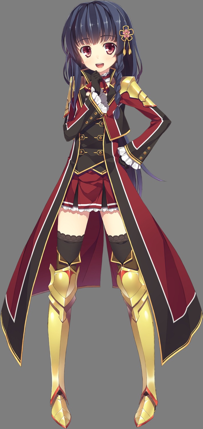 armor effordom_soft heels jyukishi_cutie_bullet tanegashima_wakasa thighhighs transparent_png uniform yuuki_hagure