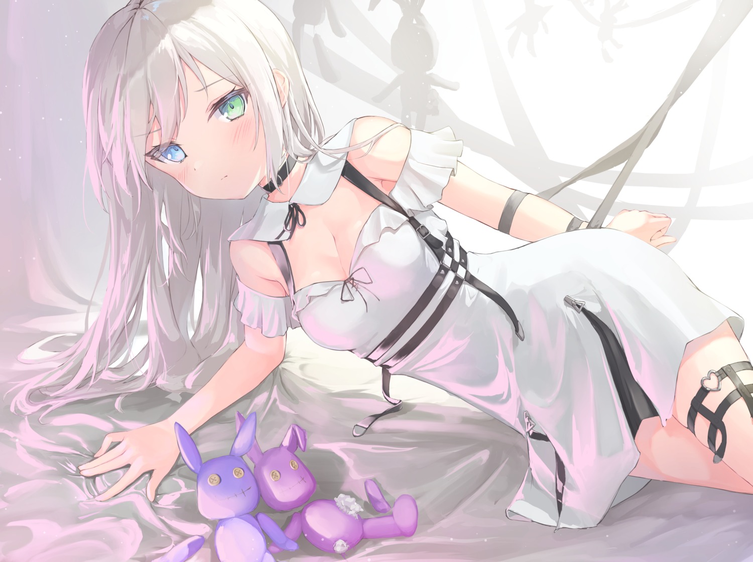 dress garter heterochromia parfait_fate