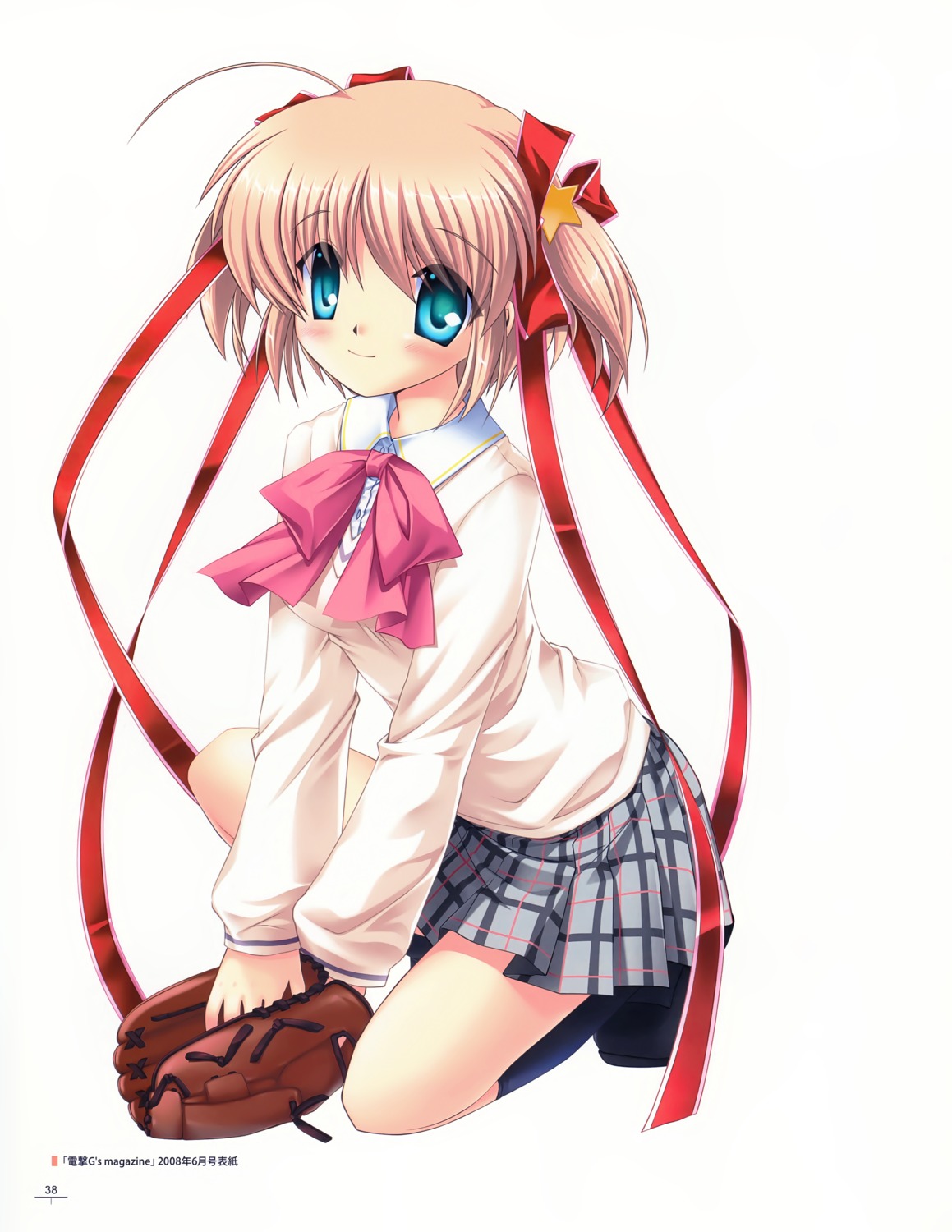 hinoue_itaru kamikita_komari key little_busters! seifuku