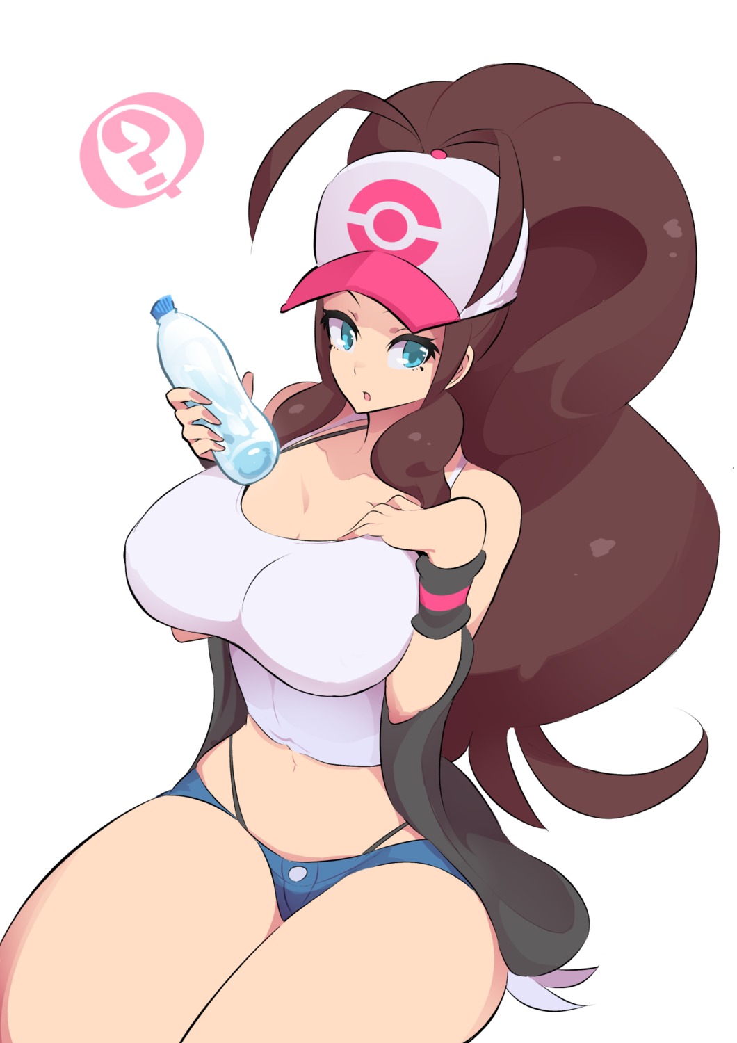 cleavage nac000_(artist) pantsu pokemon pokemon_bw touko_(pokemon)