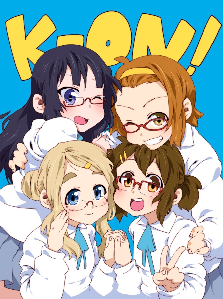 akiyama_mio hirasawa_yui k-on! kotobuki_tsumugi megane ringo78 tainaka_ritsu