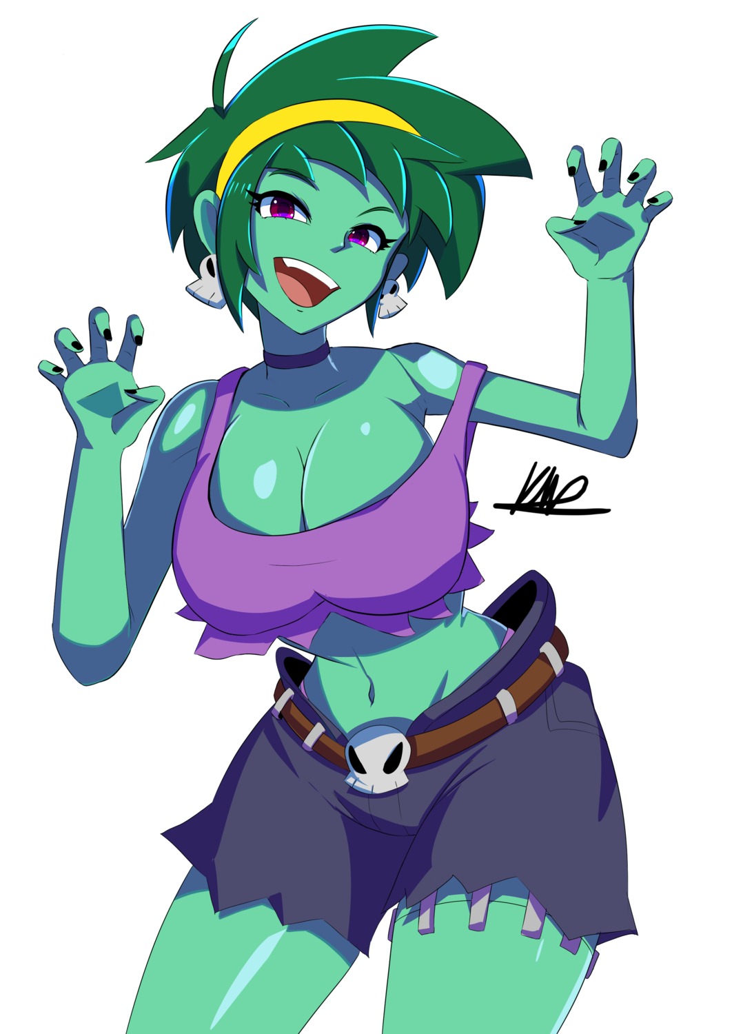 khaizer monster_girl no_bra rottytops shantae