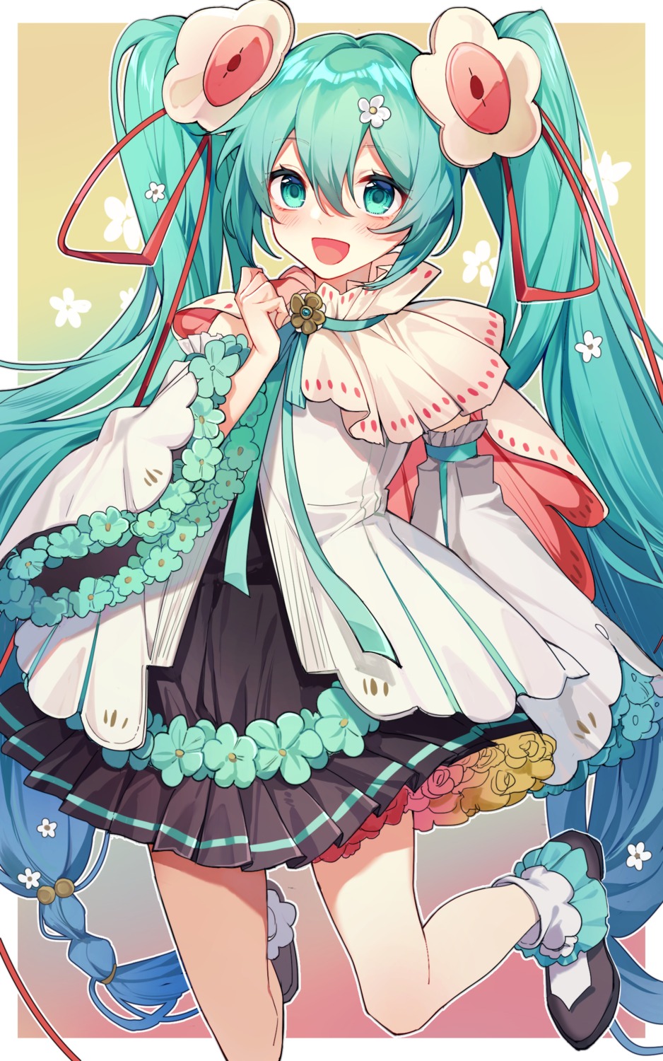 dress hatsune_miku magical_mirai vocaloid yunweishukuang