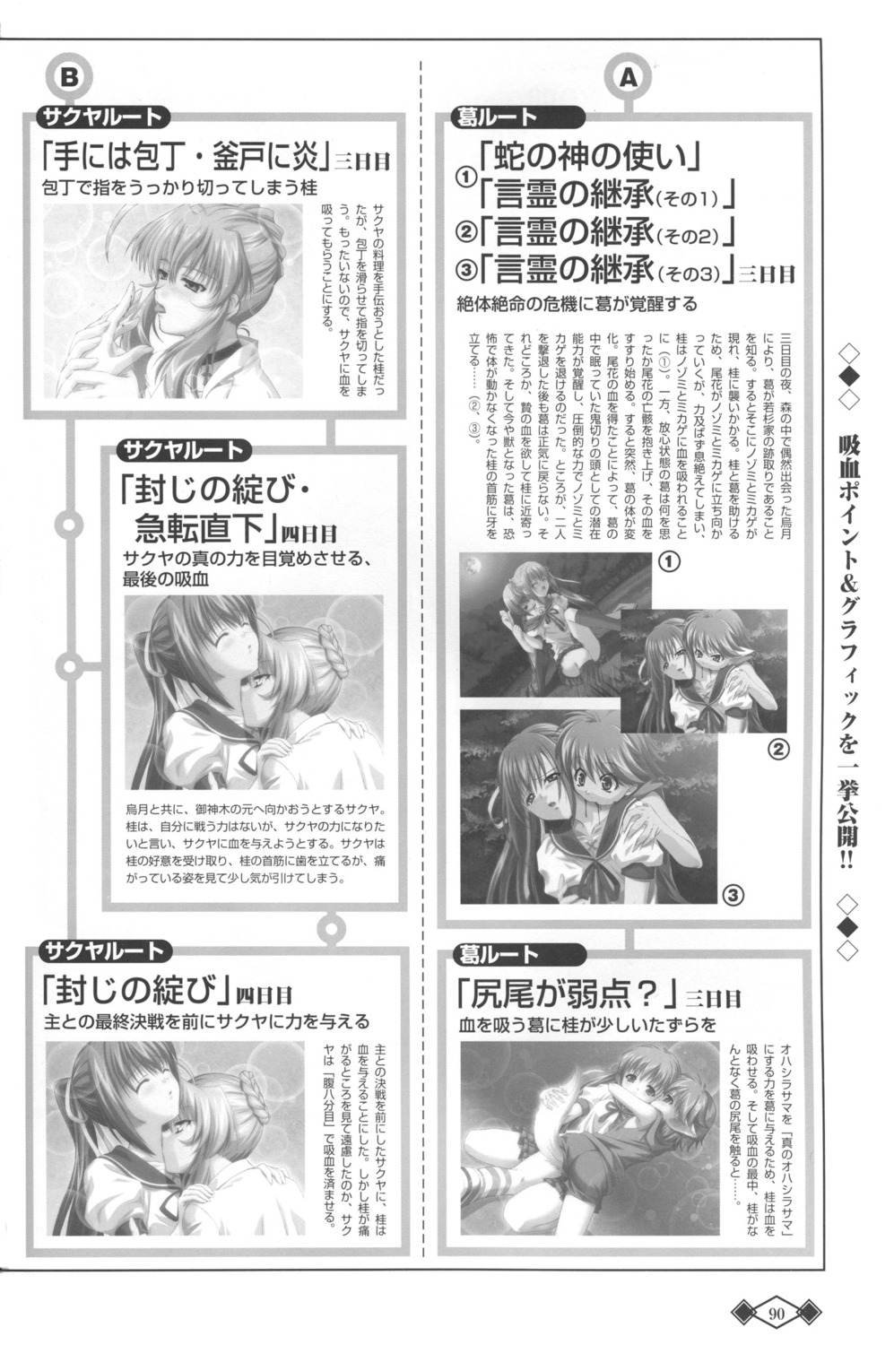 akaiito animal_ears asama_sakuya blood fixme fujiwara_nozomi hal hatou_kei monochrome scanning_artifacts tail wakasugi_tsuzura yuri