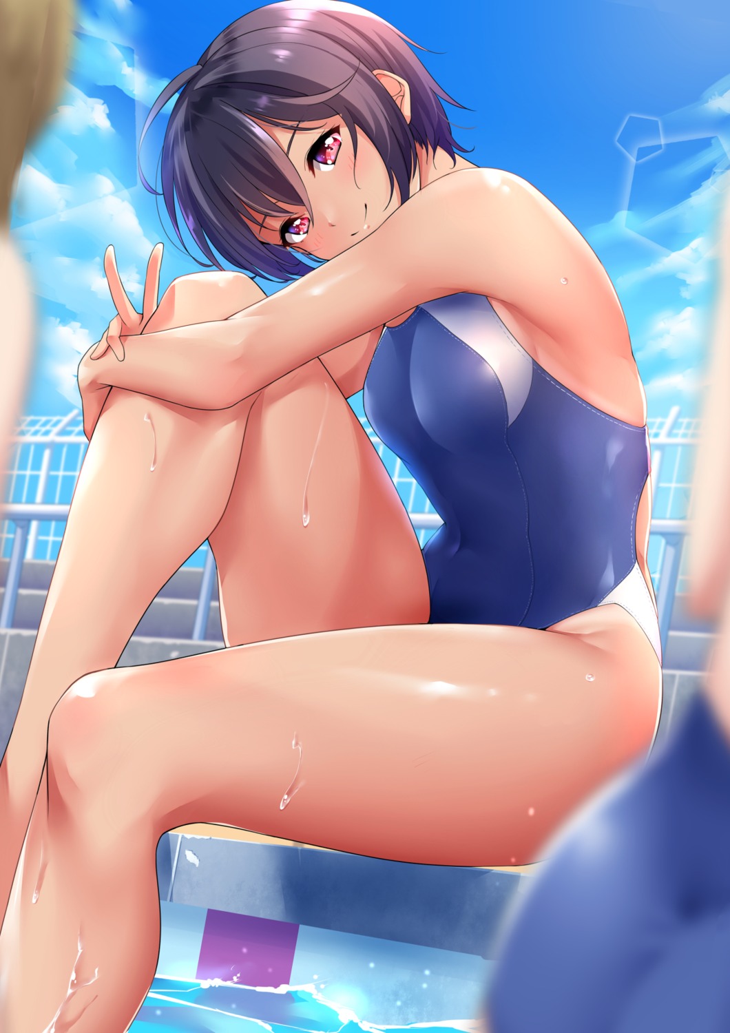 kanabun swimsuits wet