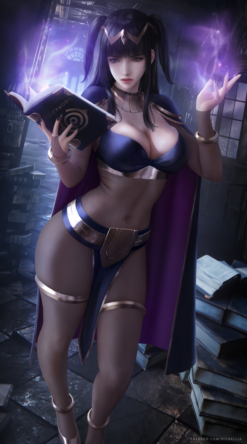 bodysuit fire_emblem fire_emblem_kakusei garter no_bra tharja wickellia