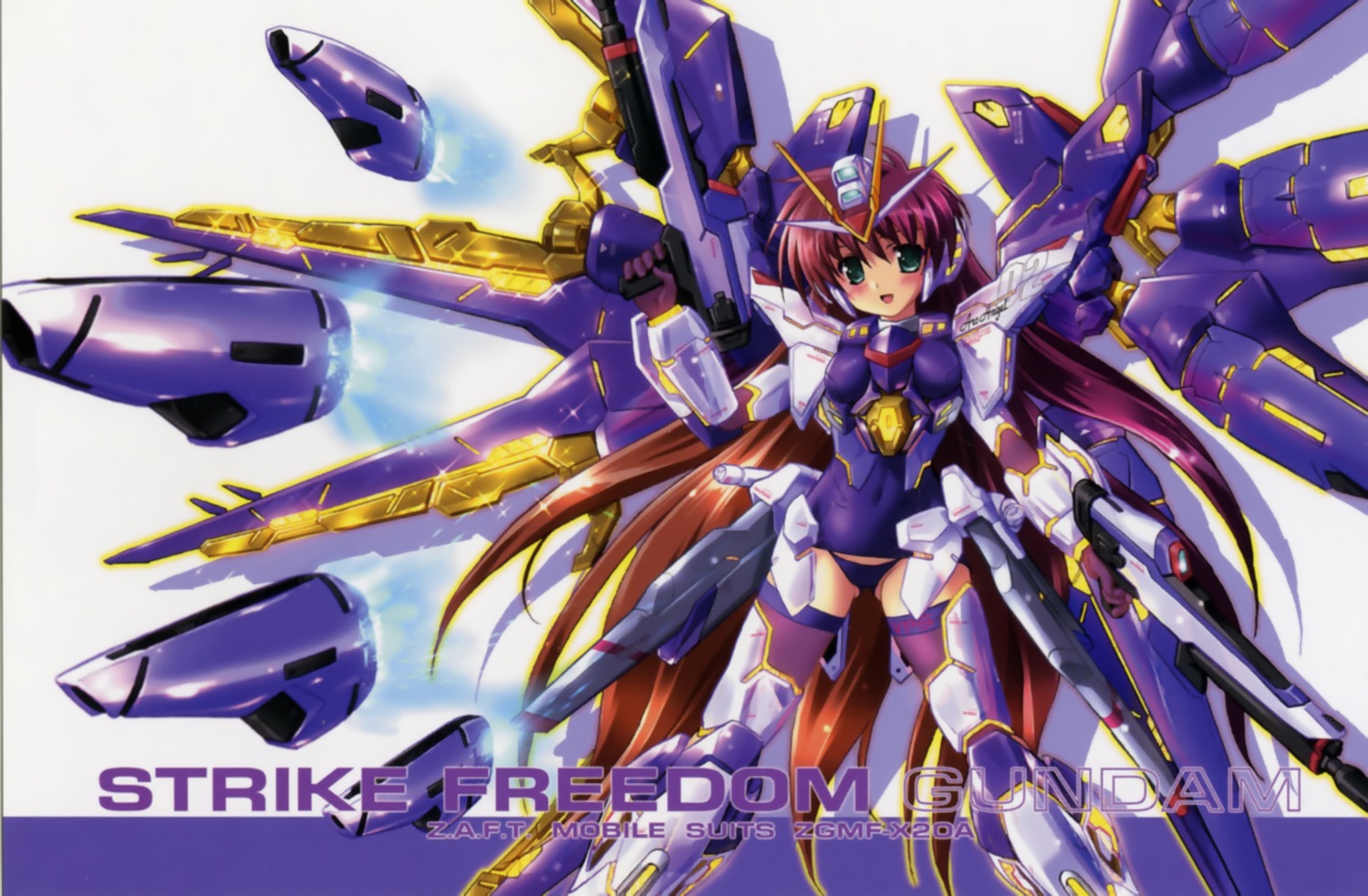 gundam gundam_seed gundam_seed_destiny komatsu_e-ji mecha_musume