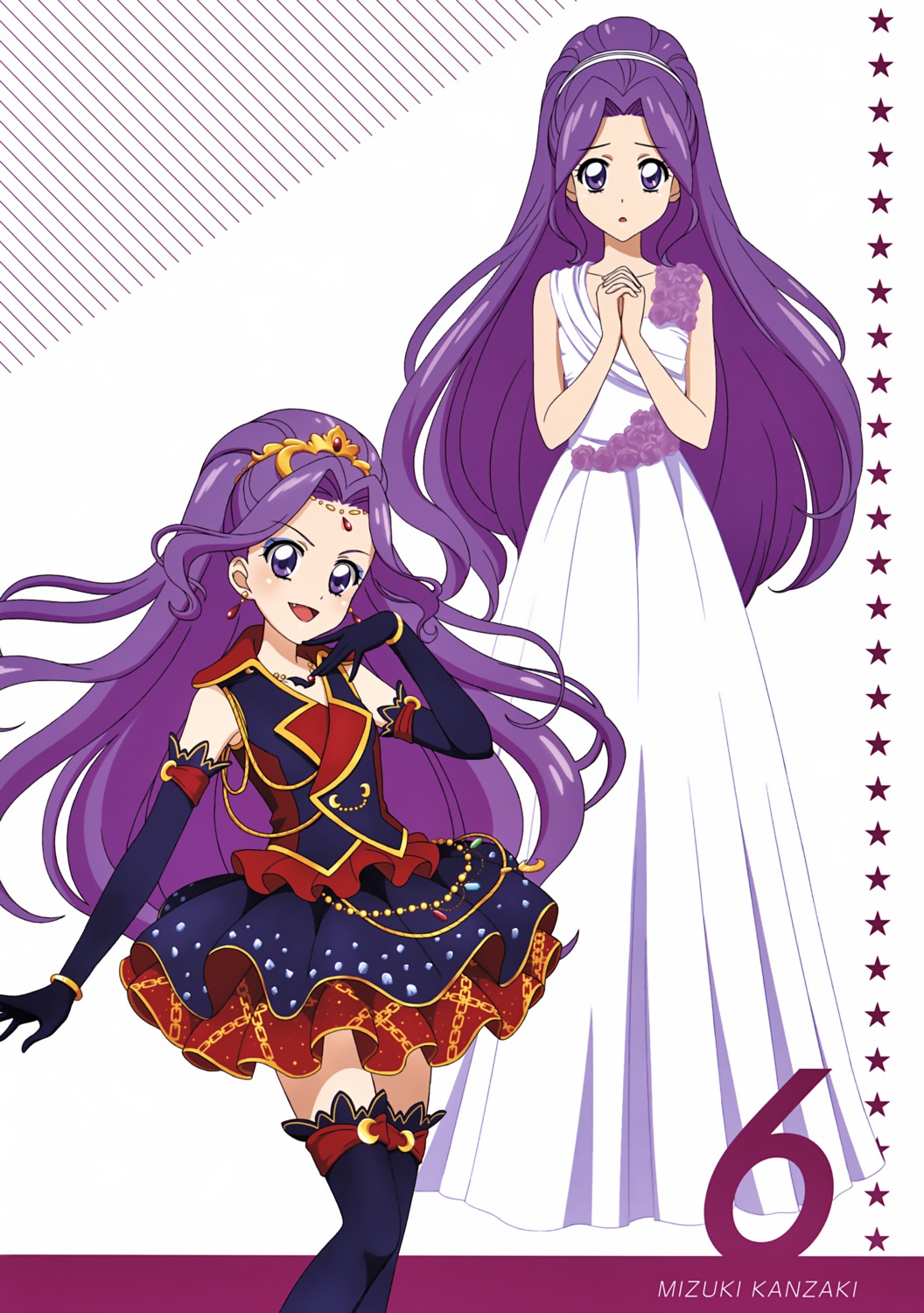 aikatsu! dress kanzaki_mizuki thighhighs