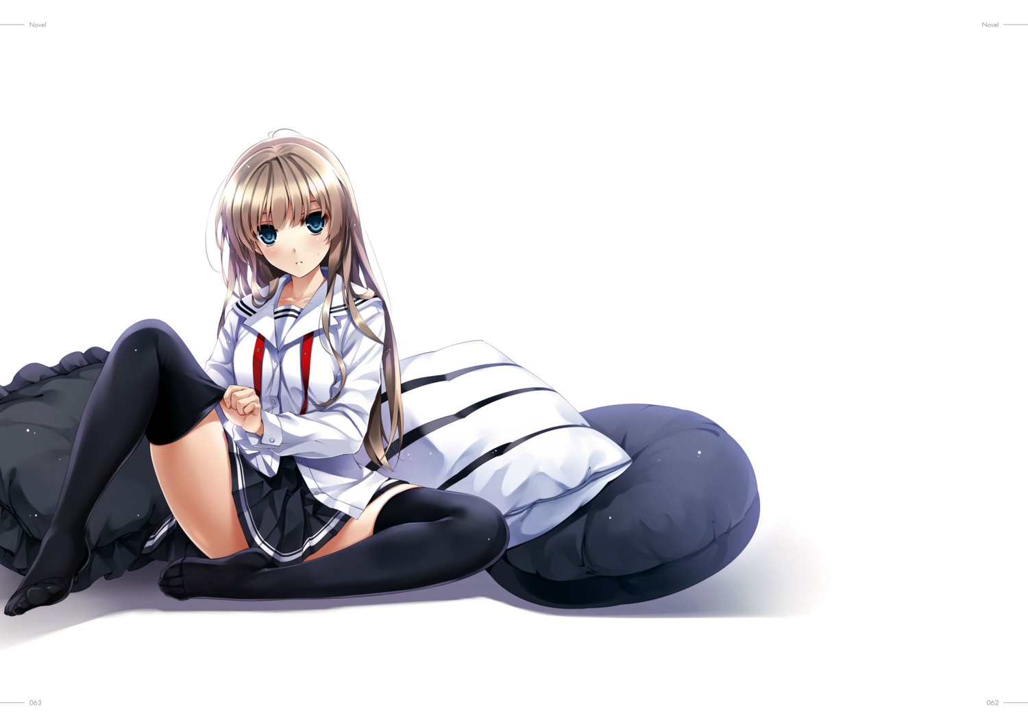 misaki_kurehito saenai_heroine_no_sodatekata sawamura_spencer_eriri seifuku thighhighs